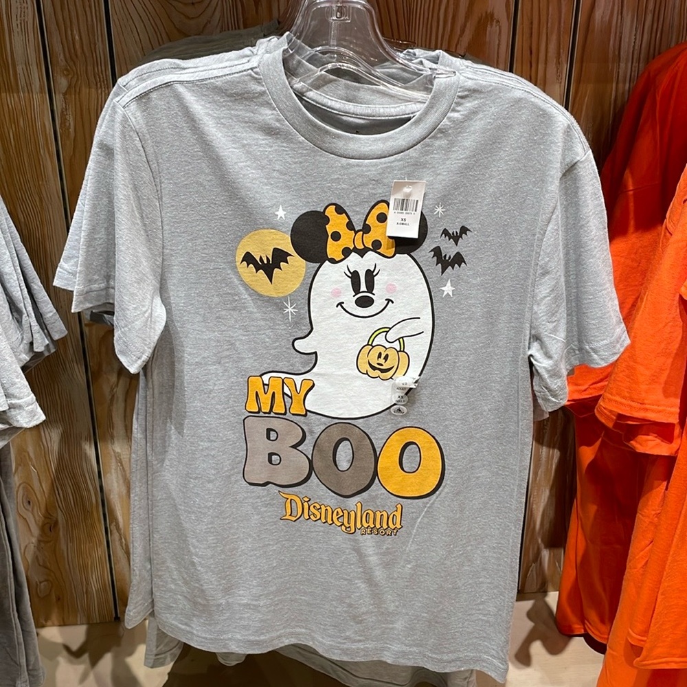 Disney Park My Boo Ghost Minnie Mouse Disneyland Halloween T Shirt NEW